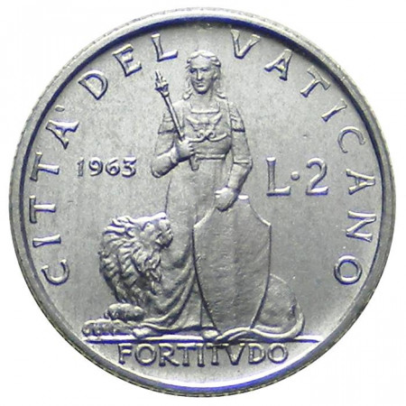 1963 * 2 lire Vaticano Paolo VI Fortitudo