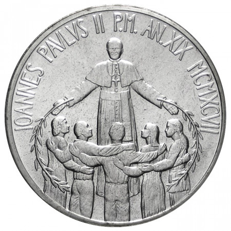 1997 * 1000 lire argento Vaticano Giovanni Paolo II Anno XIX