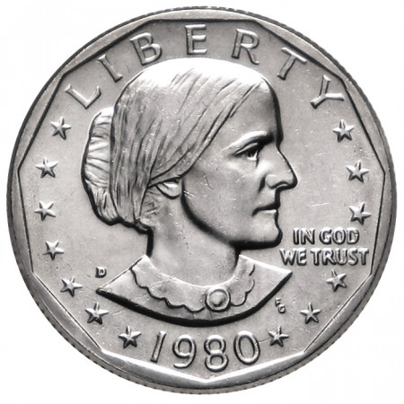 1980 * 1 Dollaro Stati Uniti Susan B. Anthony Denver (D)