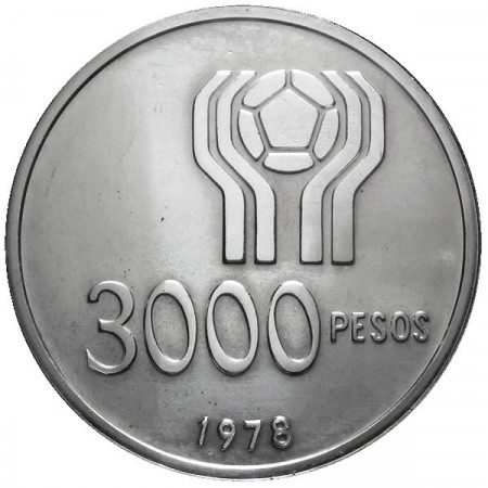 1978 * 3000 Pesos Argentina Mondiali di calcio