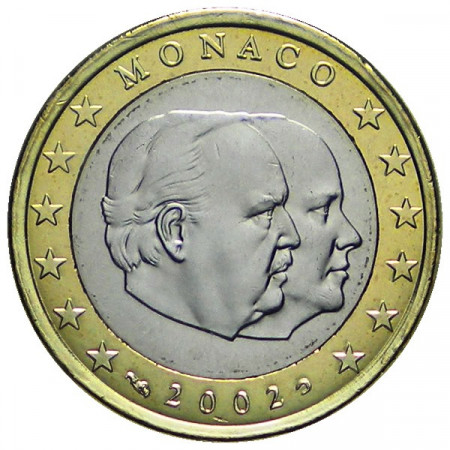 2002 * 1 euro MONACO Ranieri III e Alberto II