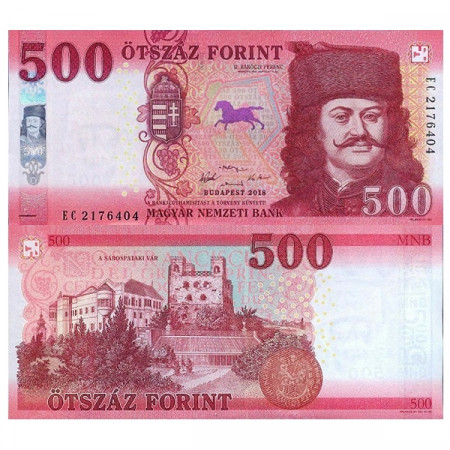 2018 * Banconota Ungheria 500 Forint "Rákóczi Ferenc II" (pNew) FDS