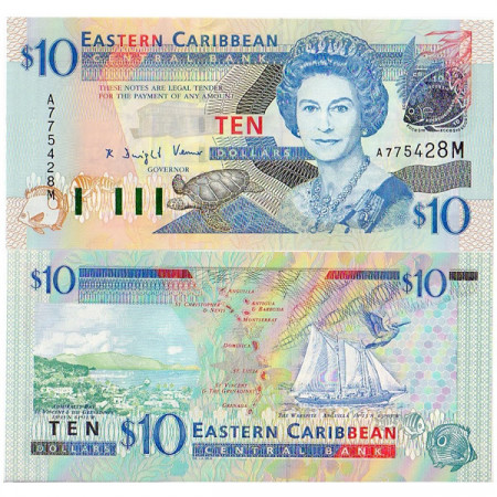 ND (2003) * Banconota East Caribbean States "Montserrat" 10 Dollari FDS