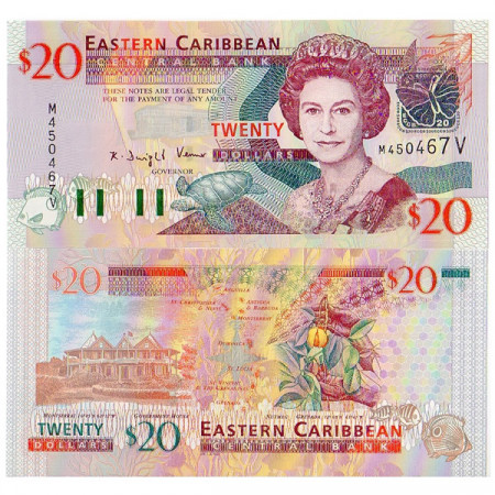 ND (2003) * Banconota East Caribbean States "Saint Vincent" 20 Dollari FDS