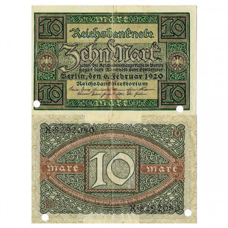 1920 * Banconota Germania Weimar 50 Mark "Reichsbanknote" (p68) SPL