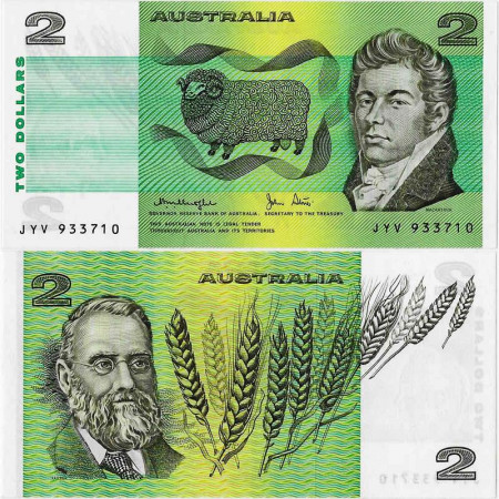 ND (1979) * Banconota Australia 2 Dollars "J McArthur - W Farrer" (p43c) FDS