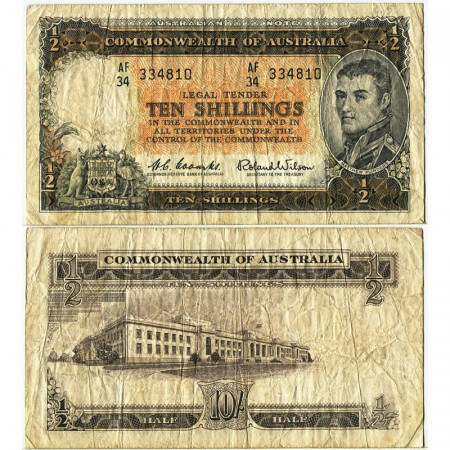 ND (1961-1965) * Banconota Australia 10 Shillings=1/2 Pound "Matthew Flinders" (p33a) BB