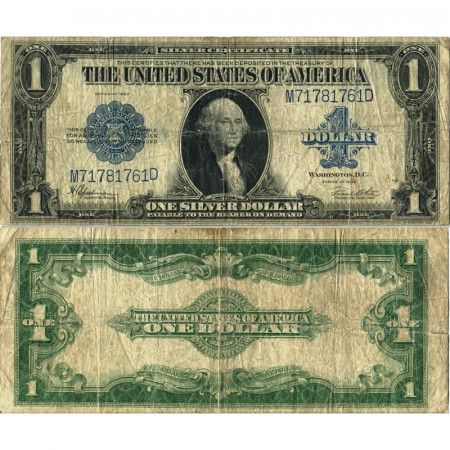 1923 * Banconota Stati Uniti d'America 1 Dollar "Washington - Silver Certificate" (p342) B+