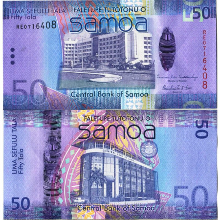 2014 * Banconota Samoa 50 Tala "Government Building" (p41b) FDS