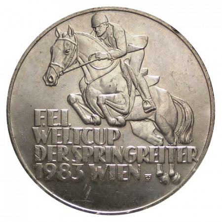 1983 * 500 Schilling Argento Austria “Coppa Del Mondo Salto Cavallo” (KM 2961) SPL