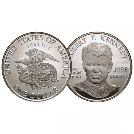 1998 S * 1 Dollar Argento Stati Uniti "Robert F. Kennedy" (KM 287) PROOF