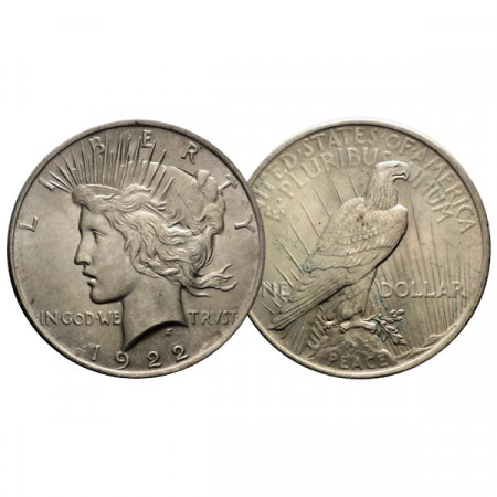 1922 (P) * 1 Dollaro Argento Stati Uniti "Peace" Filadelfia (KM 150) SPL