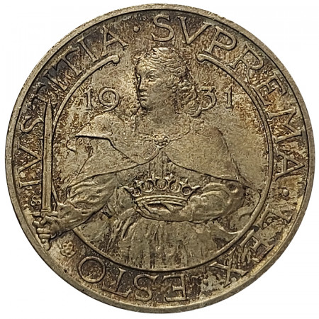 [FFM3303] 1931 R * 10 Lire Argento San Marino "Sant'Agata" (KM 10 G10) SPL