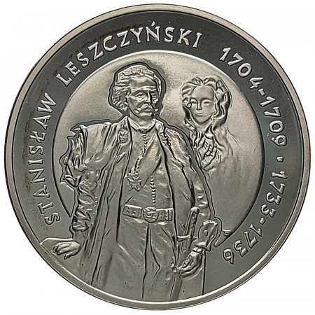 2003 * 10 Zlotych Argento Polonia "Re e Principi Polacchi - Stanislaw Leszczynski" (Y 475) PROOF