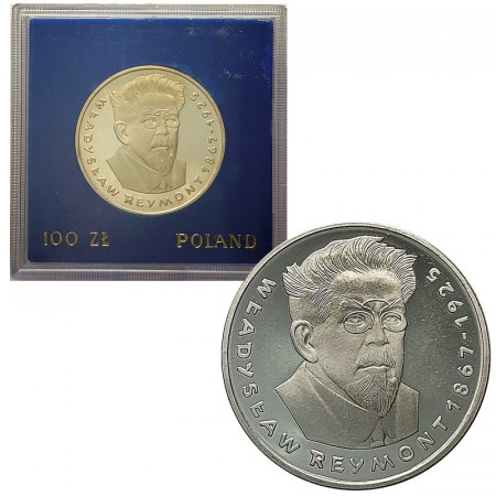 1977 * 100 Zlotych Argento Polonia "Wladyslaw Reymont" (Y 89) PROOF