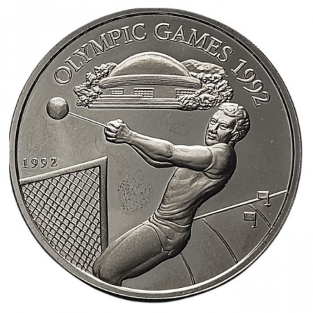 1992 * 10 Tala Argento Samoa "Olimpiadi Estive Barcellona - Lancio del Martello" (KM 86) PROOF