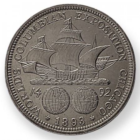 1893 (p) * 1/2 Dollar Argento Stati Uniti "Columbian Exposition" (KM 117) SPL