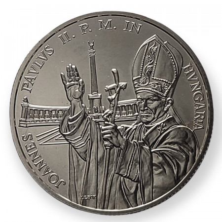 1991 * 500 Forint Argento Ungheria "Papal Visit" (KM 683) FDC