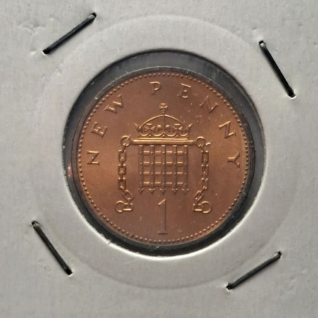 1971 * 1 New Penny Gran Bretagna "Elisabetta II" (KM 915) SPL/FDC