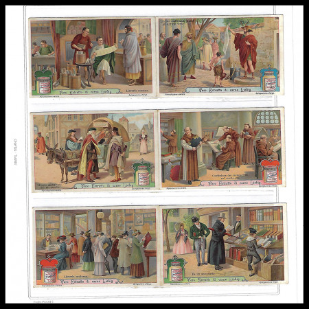 1912 * Set 6 Figurine LIEBIG "Librai" (CIF 1047 - SANG 1047)