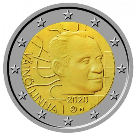 2020 * 2 Euro FINLANDIA "100º Anniversario della Nascita di Väinö Linna " UNC