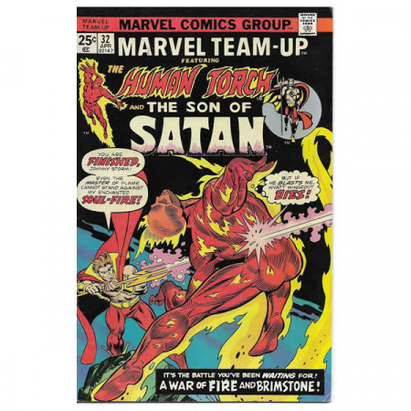 Fumetto Marvel #32 04/1975 “Marvel Team-Up ft Spiderman - The Son of Satan”