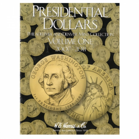 Whitman Folder Dollari Presidenti Harris Brand P,D vol I