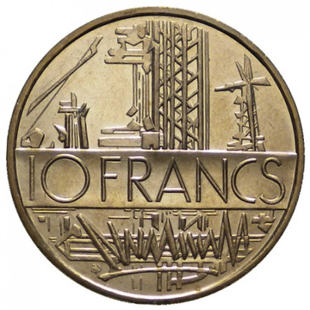1977 * 10 Francs Francia "Mathieu - Tranche B" (KM 940) FDC