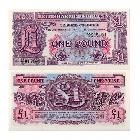 ND (1948) * Banconota Gran Bretagna 1 Pound "British Armed Forces - 2nd Series" (pM22) FDS