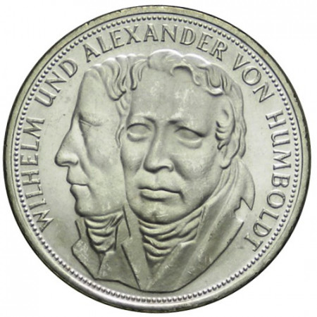 1967 F * 5 Mark Argento Germania Federale “Wilhelm e Alexander Von Humboldt” (KM 120.1) FDC