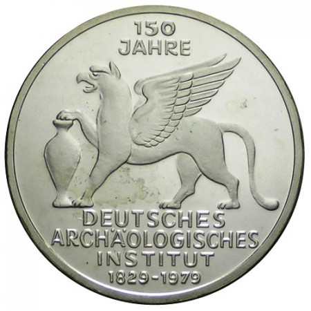 1979 J * 5 Mark Argento Germania Federale “150° Anniversario - Istituto Archeologico” (KM 150) FDC
