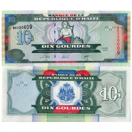 2000 * Banconota Haiti 10 Gourdes (p265a) FDS