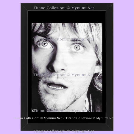 2000ca * Illustrazione Originale "Kurt Cobain, Nirvana" Cornice