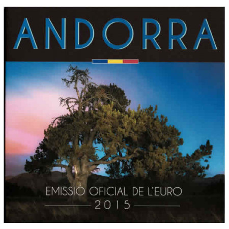 2015 * ANDORRA Divisionale Ufficiale Euro FDC