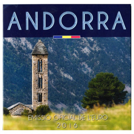 2016 * ANDORRA Divisionale Ufficiale Euro FDC