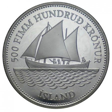 1986 * 500 Kronur Islanda 100° banconote islandese