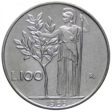 1965 * 100 Lire Italia Repubblica "Minerva" FDC