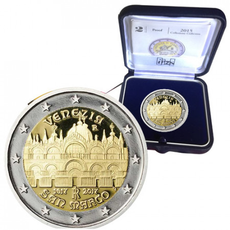 2017 * 2 Euro ITALIA "Basilica di San Marco a Venezia" PROOF