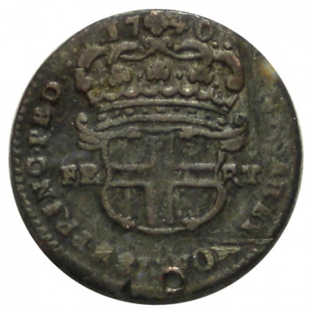 1740 T * 2 ½ Soldi Mistura Regno di Sardegna "Carlo Emanuele III" (M 55 - KM 17) MB