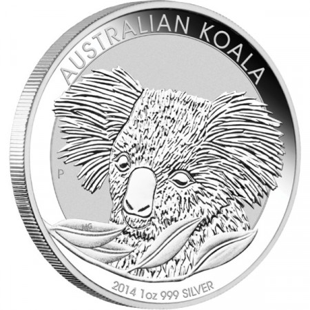 2014 * Dollaro d'argento 1 OZ Australia Koala