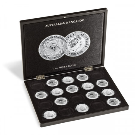 Cofanetto 20 Monete Argento "Australian Kangaroo" in Capsule * Leuchtturm