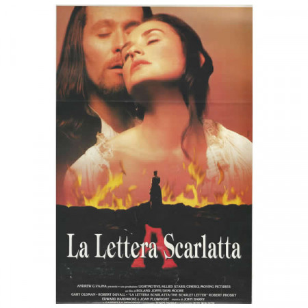 1995 * Locandina Cinematografica Originale “La Lettera Scarlatta"