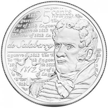 2013 * Quarto di dollaro Canada Charles-Michel de Salaberry