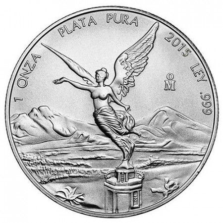 2015 * Messico 1 OZ Oncia Argento Libertad