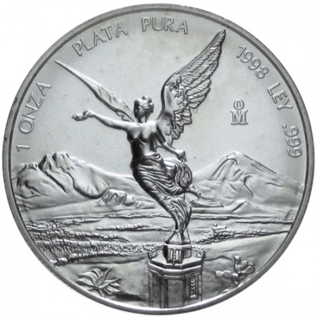 1998 * Messico 1 OZ Oncia d'argento Libertad