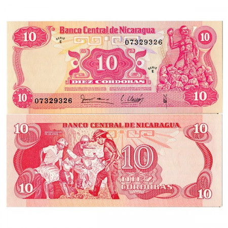 1979 * Banconota Nicaragua 10 Cordobas (p134) FDS