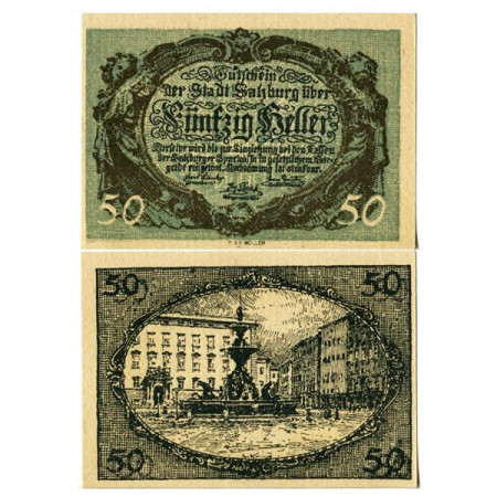 1920 * Notgeld Austria 50 Heller "Salisburghese – Salzburg" (KK 862)