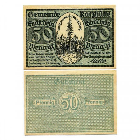 1920 * Notgeld Germania 50 Pfennig "Turingia - Katzhütte" (K13.1)