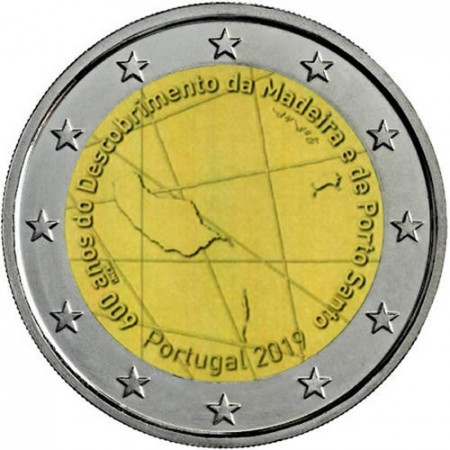 2019 * 2 Euro PORTOGALLO "600º Scoperta dell'Isola di Madeira" UNC