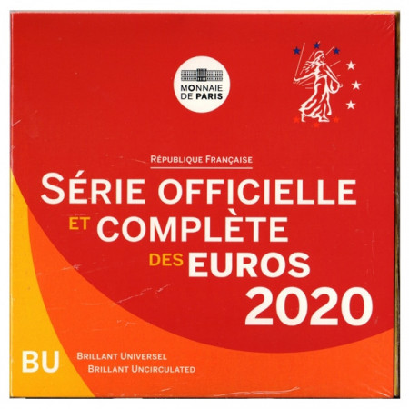 2020 * FRANCIA Divisionale Ufficiale Euro FDC